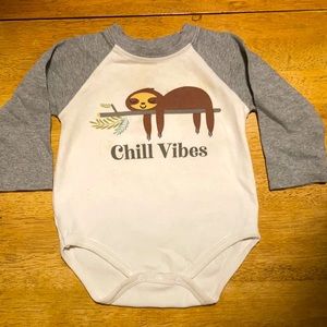 Emerson 6-12 month Sloth Onesie